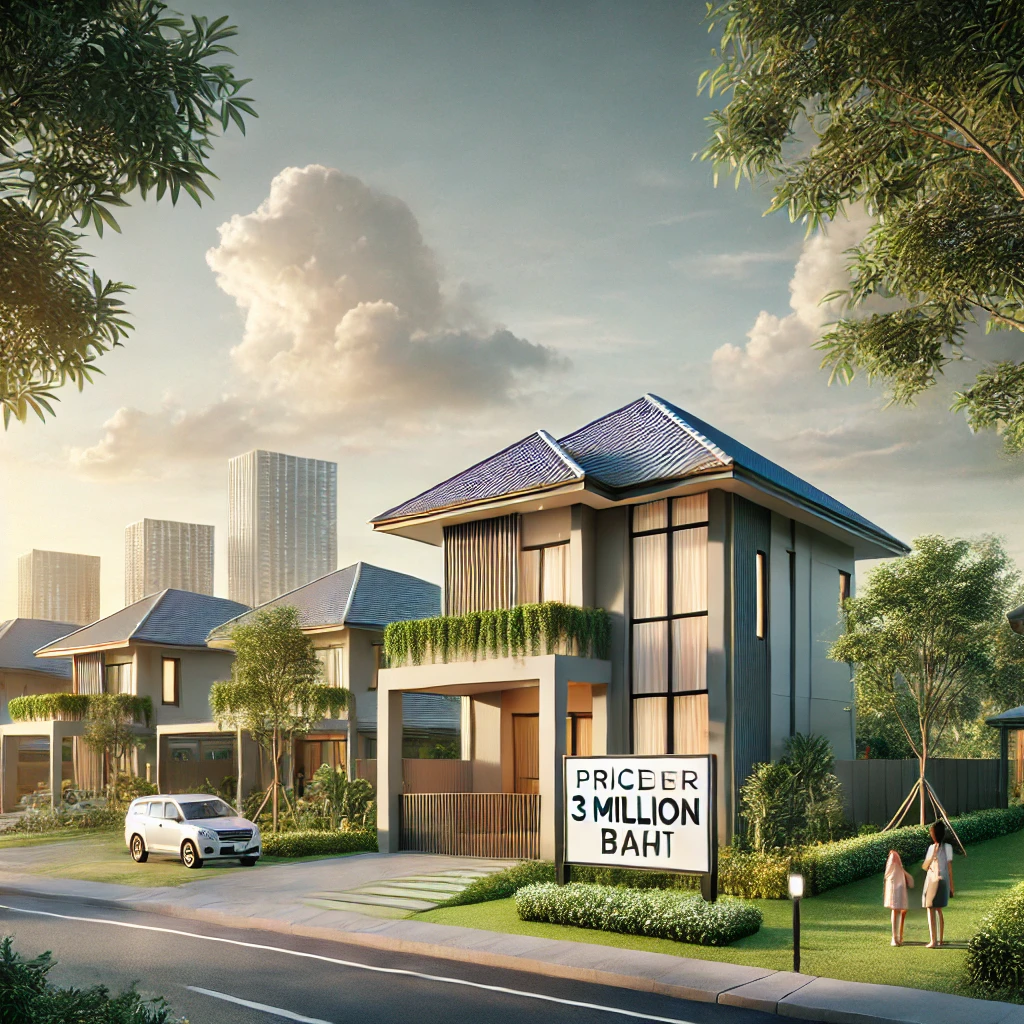 บ้านเดี่ยวราคาไม่เกิน 3 ล้านบาท โครงการใหม่ในทำเลทอง
