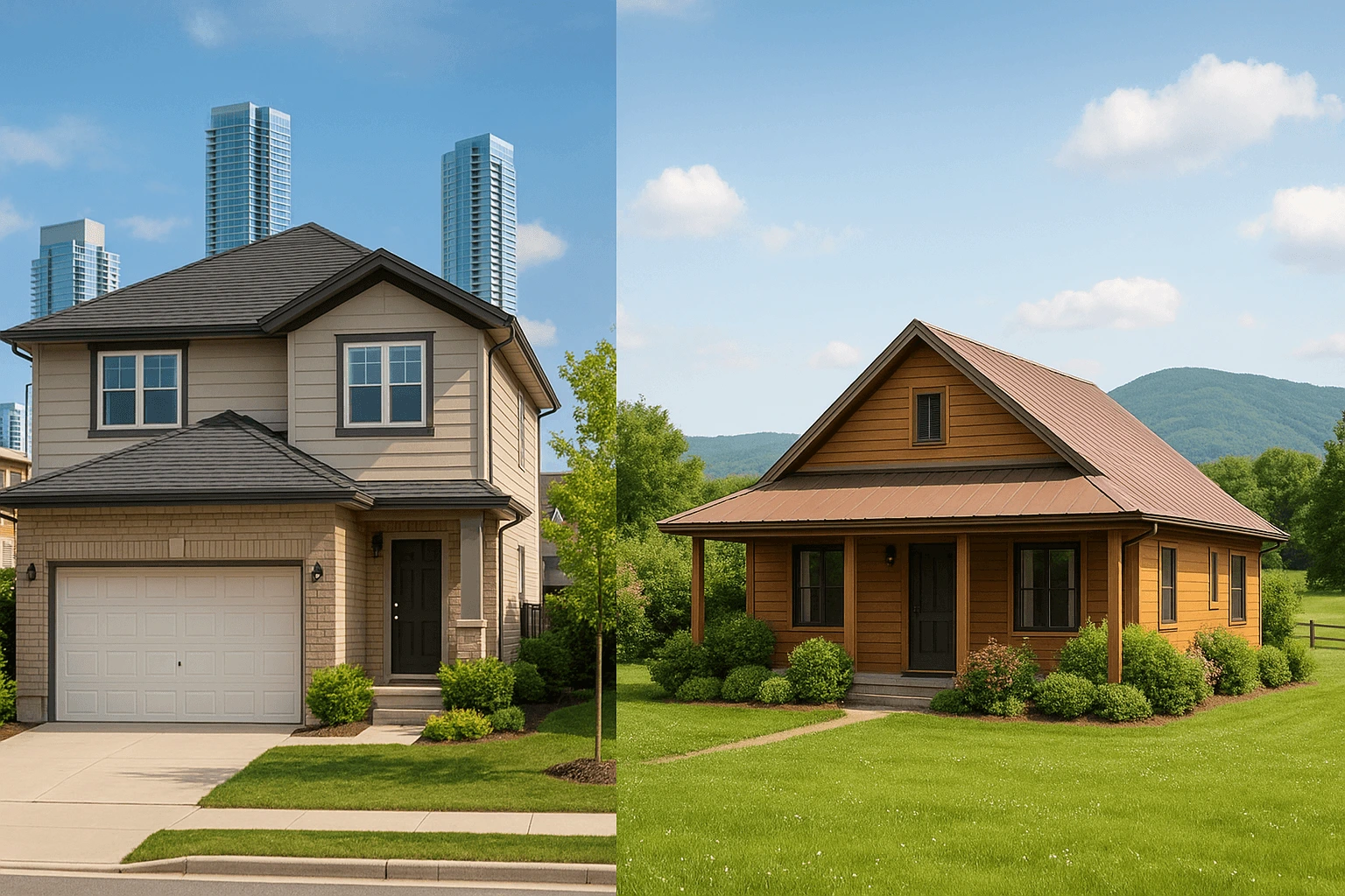 บ้านในเมือง vs บ้านนอกเมือง แบบไหนเหมาะกับคุณ?