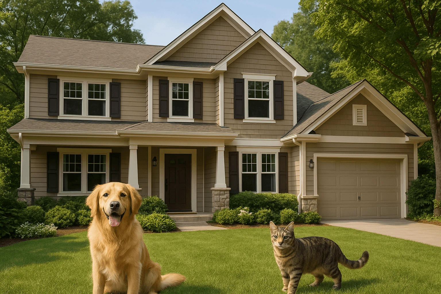 บ้านสำหรับคนรักสัตว์: วิธีเลือกบ้านที่เป็นมิตรกับสัตว์เลี้ยง